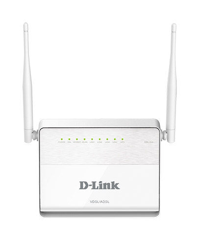 You are currently viewing D-link DSL-224 white ADSL2+/VDSL2 modem wireless router